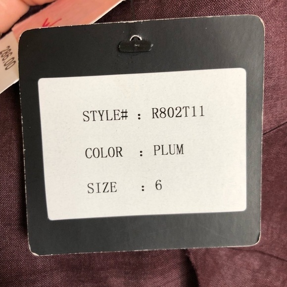 ROBERT Rodriguez Tiered Ruffle Top plum - Picture 7 of 8